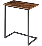 Amazon｜EKNITEY サイドテーブル ソファ ナイトテーブル コ字型 広い天