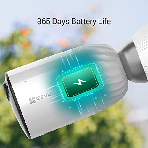 Ezviz Bc1 3-Cam Kit Security Camera Outdoor Wireless, 365 Days Battery Life, Waterproof, Color Night Vision, Pir Motion Detection, Two-Way Talk, Cloud/Sd Storage Option, Compatible With Solar Panel #TOP2