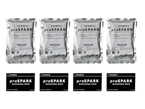 ProSpark Cold Spark Machine - Máquina de chispas con mando a distancia DMX (4 gránulos proSPARK medianos)
