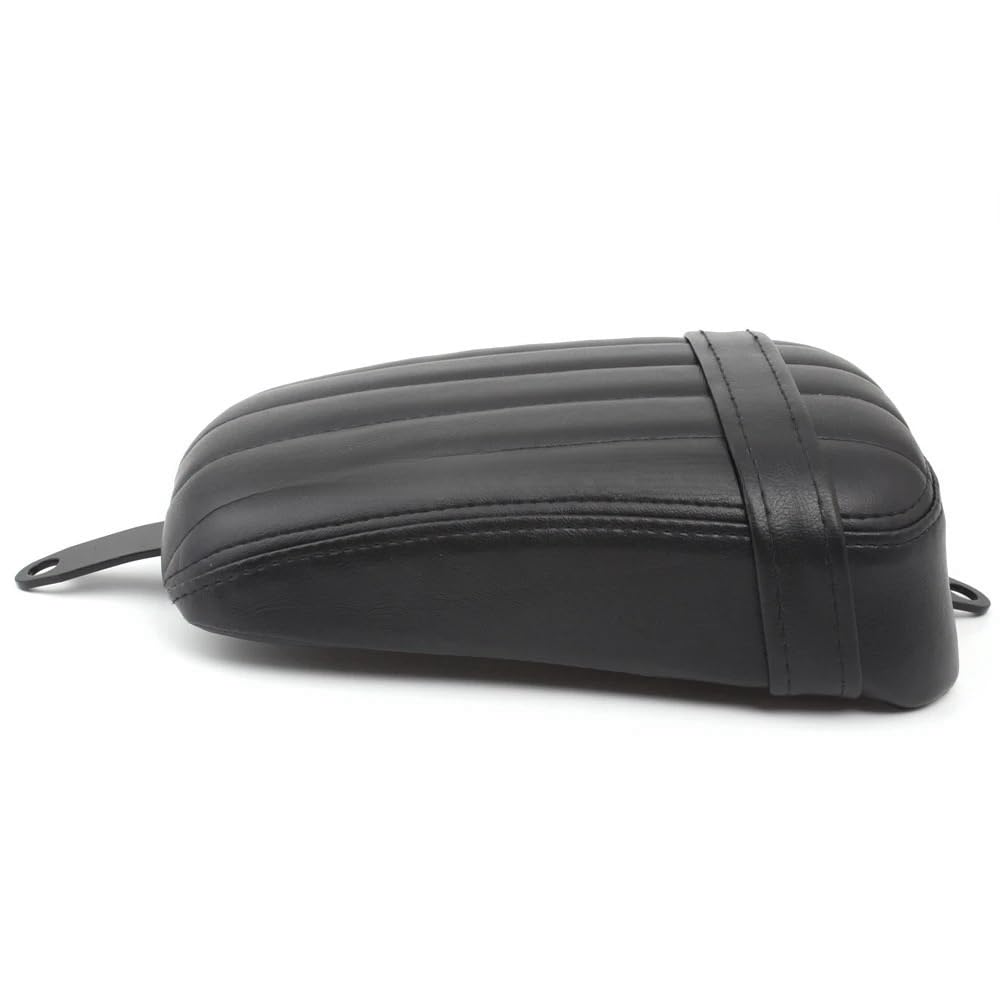 Coprisella per Moto Moto Nero Sedile Posteriore Sedile del Passeggero Cuscino del Passeggero W/Vite Dado Per Ha&rley 18-Up Per Softail Slim FLSL Street Bob FXBB Rivestimento Sella Moto