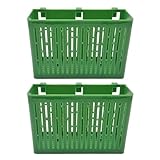 Aquarium-Pflanzgefäß - Pflanzenhalter Für Aquarium, 2 Stück Aquarium-Pflanzenhalter Mit Großer Kapazität | Aquariumzubehör Mit 3 Clips, Einfache Installation, Dekorationen Zur Verbesserung