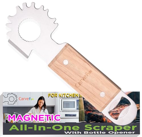 Carvefun Magnetic Grill Scraper Tool