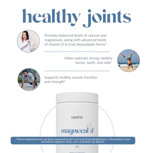 USANA - MagneCal D - Balanced Magnesium & Calcium with Vitamin D to Support Bone Health, Strength & Function for Optimal Wellness - 112 Tablets 5