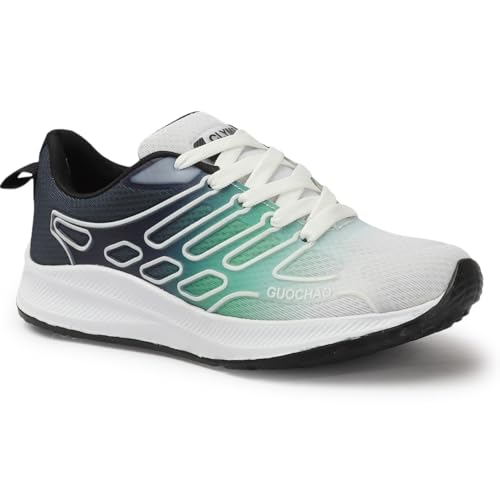 Image of CLYMB Mens Sports Shoes Perfact for Gym Running Training (Color: Green)
