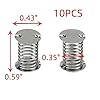 HNGSON 0.59"×0.43" Metal Spring Base Spiral Wobbles Spring for Crafts Pack of 10 #1