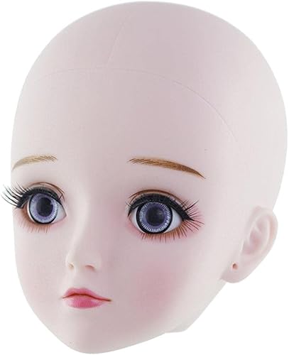 Miniatura 2 de Cabeza de muñeca de 23.6 in 1/3 con ojos 4D completos
