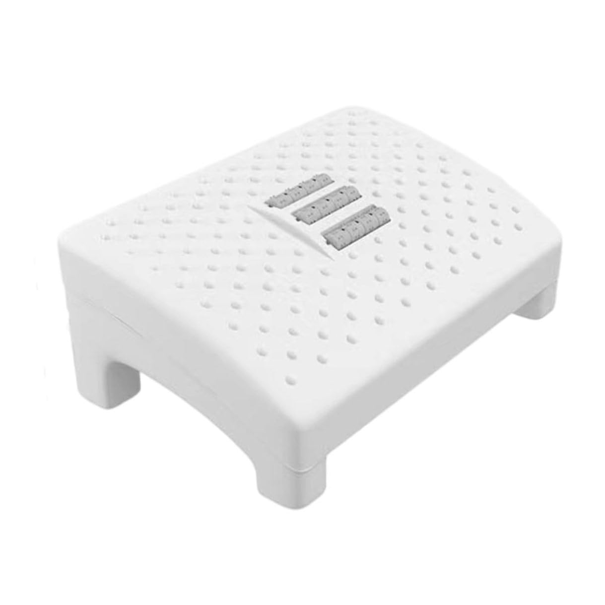Tabouret ergonomique blanc avec marchepied portable et antidérapant pour maison