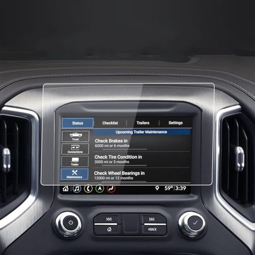 Film protection verre trempé voiture GMC Sierra 2021-2023 écran GPS premium