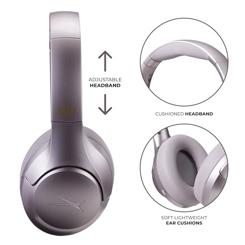 Image of Altec Lansing ComfortQ 2.0 Over Ear Bluetooth Headphones, Wireless Noise Cancelling Headphones with 50-Hour Battery, Foldable Design, Voice Assistant, Quick Charge, Bluetooth 5.3