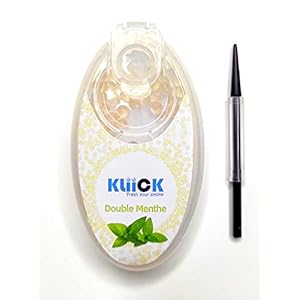 Billes Fraicheurs pour Cigarette – Boxball Kliick 100 Capsules Double Menthe (1)