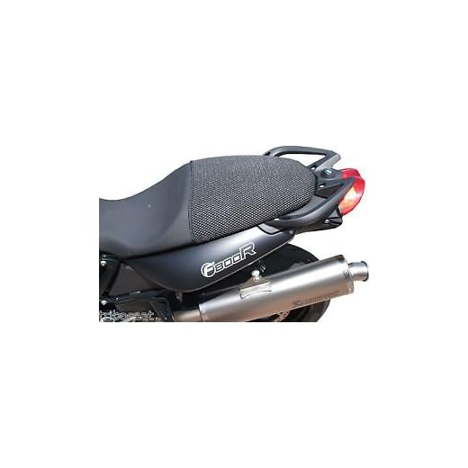 Cubierta TRIBOSEAT para Asiento Antideslizante Accesorio Personalizado Negro Compatible con BMW F800R (2009-2019)