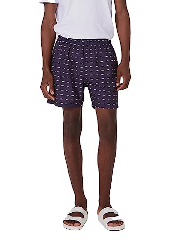 Shorts Praia Estampado Masculino Azul P