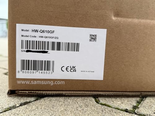 SAMSUNG HW-Q610GF Q Serie 3.1.2-kanałowy soundbar do telewizora, głośnik TV z bezprzewodowym subwooferem 6,5", Dolby Atmos i DTS:X, Surround Sound, Q-Symphony, Game Mode Pro [2025]