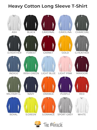 Men's Adult Heavy Cotton T-Shirt, Bulk 5400 Long Sleeve Shirt, Pack of Unisex Crew Tee - Custom Color Set, Remera para Hombre2