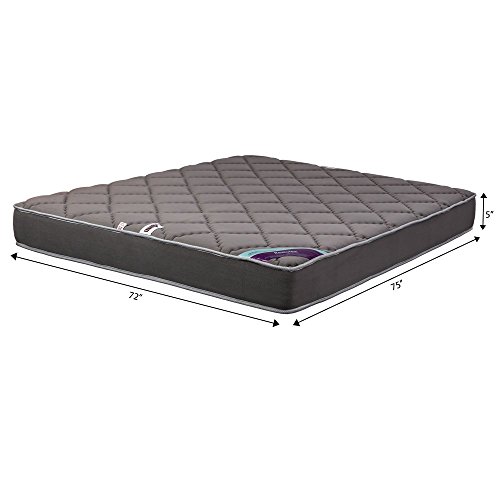Image of Restolex Spine Smart 5-inch King Size Coir Mattress (Grey, 75x72x5)