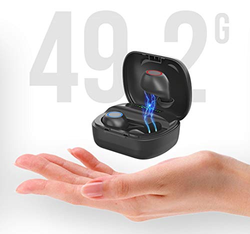 Fones De Ouvido TWS sem Fio Bluetooth 5.0 com Microfone Integrado, Estojo de Carregamento Digital In