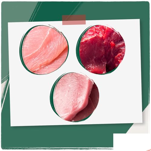 Venandi Animal Premium Nassfutter für Katzen, Probierpaket II, Huhn + Kaninchen, Kalb, Truthahn, 6 x 400 g, getreidefrei und naturbelassen, 2.4 kg