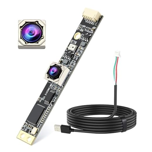 Modulo Webcam UVC Grandangolare 110° a Fuoco Fisso, Telecamera USB 8MP 4K con Microfono, Modulo Fotocamera per Time-lapse Stampa 3D, Compatibile con Windows macOS Linux Raspberry Pi Jetson Nano