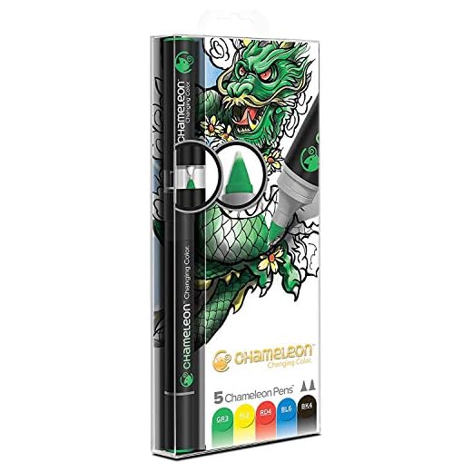 Chameleon Art Products, Chameleon 5-Pen, Primary Tones Set