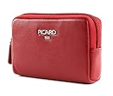 Gewicht: 0.12 Picard Bingo 8976 Damen Schlüsseletui Echtes Leder 10.5x7x3 cm (BxHxT), Farbe:Rot
