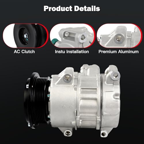 Image of CCIYU AC Compressor w /Clutch for Toyota Venza 2.7L 2009-2016