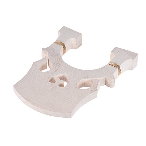 Fesjoy Bridge Standard Maple Bridge Replacement Part for 3/4 Size Double Bass Adjustable Upright Bass Bridge - Thumbnail 7