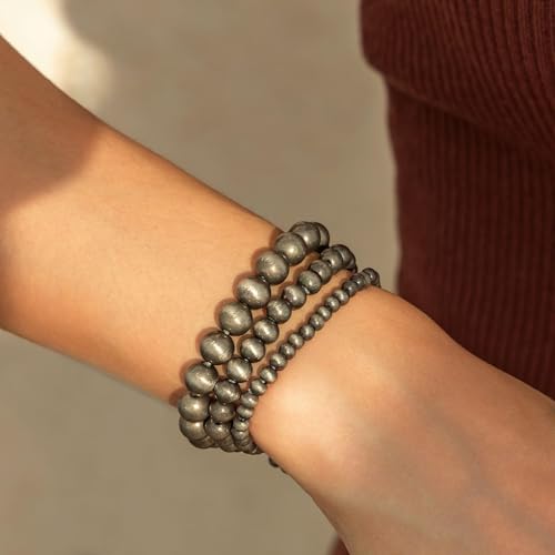 Harry and Henry Navajo Pearl Bracelet Navajo Pearls Jewelry for Women Turquoise Beaded Bracelets Trendy Western Jewelry Gifts Charimas Birthday2