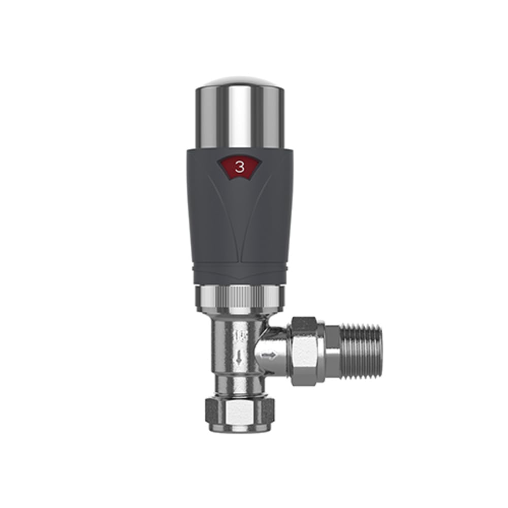 Primaflow Anthracite Pro Plus Angled Trv 15Mm