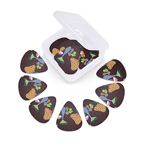 Médiators Guitare Pack de 12 Médiators Champignons Pour Guitare Électrique Guitare Acoustique Diverses Guitares - Les Beatles, Paul McCartney, John Lennon, RIngo Starr, George Harrison Médiators Guitare Pack de 12 Médiators Champignons Pour Guitare Électrique Guitare Acoustique Diverses Guitares – Image 6