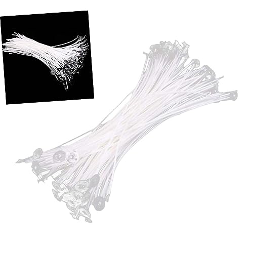 100 mechas de algodón natural pre enceradas para velas miniatura 7