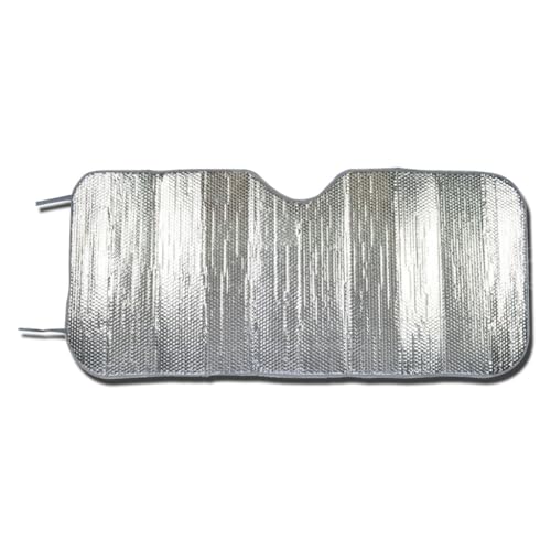 BDK Car Windshield Sun Shade - Standard Size Windshield Sun Shade Accordion Folding Style for Front Windshield - Heatshield Sunshade for Truck, SUV, & Van Car Window Shades Front Windshield - 57 x 24