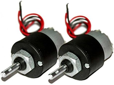 easy electronics Metal Set Of 2 - Easy Electronics 12V Dc Gear Motor (Geared Motor) - 300 Rpm