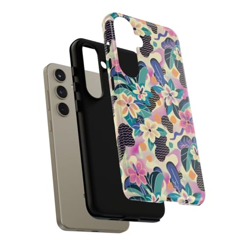 Coque Samsung S24 Plus rigide fleurie pour éviter les rayures - 4