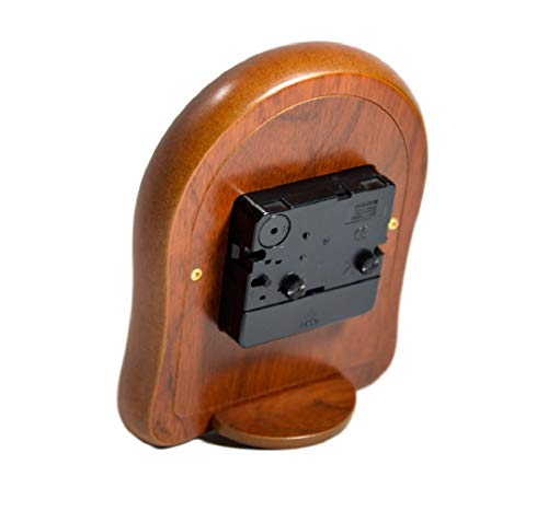 Reloj de mesa ACCA artesanal en plata y madera el regalo de bodas perfecto 4