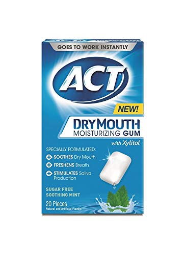 Act Dry Mouth Gum, Variety Pack, 40 Count #TOP1