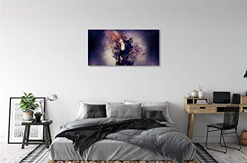 Peinture sur toile notes de musique decoration murale - 4