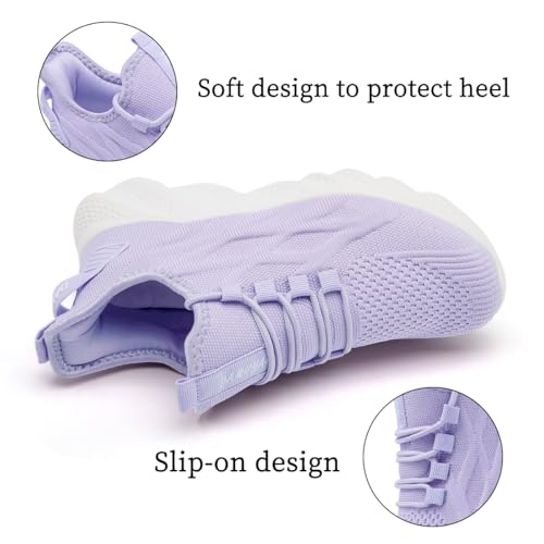 Image of DLWKIPV Womens Slip on Walking Tennis Shoes for Women Work Running Athletic Gym Sports Sneakers Lightweight Casual Shoe