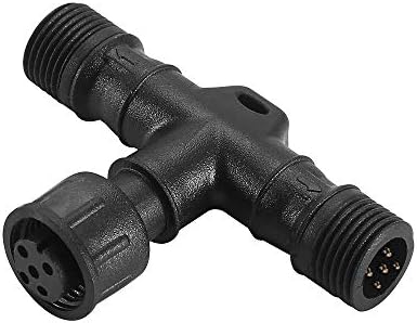 INDARUN 5 pcs 4 pins 3m Extension Cables for Outdoor RGB led decking Light (ONLY for INDARUN Lights)