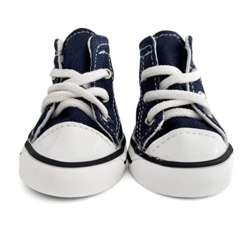 Hpwfhplf Dog Boots, Dog Shoes Sport Sneaker For Small Medium Large Dogs, Anti-Slip Paw Protectors For Hot Pavement (Size 5, Blue) #TOP3