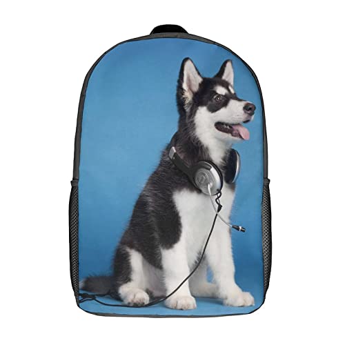 Sac à dos scolaire pour enfants Husky Sports grand cartable fille garçon 17 pouces