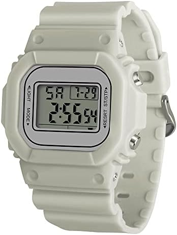 Digital Watch for Men Women Waterproof Outdoor Military Sports Timer Multifunctional Wristwatch Classic Design Easy to Set and Read Alarm Stopwatch Gift for Anniversary（1803 GY）