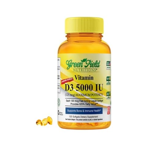 Greenfield Nutritions Halal Vitamin D3 Softgel Cover