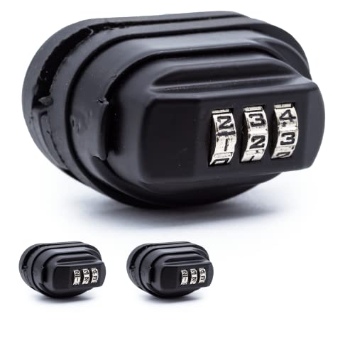 Evergreen Customizable 3 Digit Combination Universal Trigger Lock for Handguns, Pistols, Rifles, Shotguns, BB Guns, AR, Firearms (Trigger Lock (3pk)