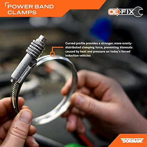 Dorman 55244 Power Band Clamp 2 - 2.5 Inch Compatible With Select Chevrolet / Gmc Models, 2 Pack (Oe Fix) #TOP1