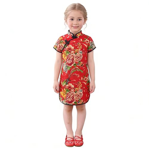 Vestido bebé niña Qipao año nuevo vintage chino miniatura 1