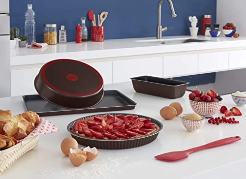 Tefal Perfectbake Moule A Manqué Chocolat 26cm Aluminium 100% Recyclé J5549702, fabriqué en France