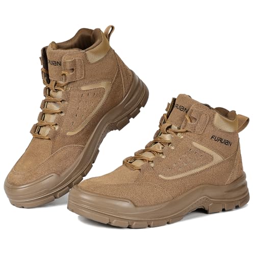 Furuian Sicherheitsschuhe Herren Damen Arbeitsstefel Herren Leicht Arbeitsschuhe mit Stahlkappe Sportlich Sicherheitsstiefel