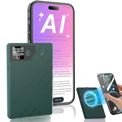 Ai Voice Recorder, Note Voice to Text Recorder W/Magnetic Case, App Control, Transcribe & Summarize with by Chatgpt, Support 112 Languages, 64GB Memory, Audio Recorder for Lectures, Meetings, Calls