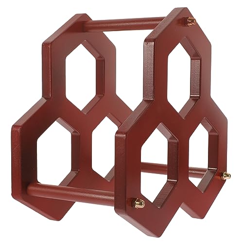 Soporte para botellas de vino estilo europeo de madera miniatura 1