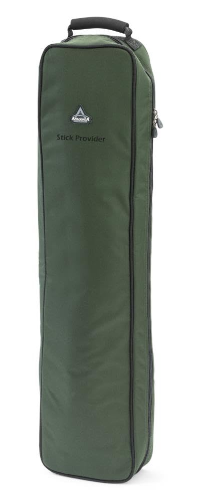 Sänger Top Tackle Systems Anaconda Stick Provider Bankstick-Tasche, 90x24x8 cm, Wasserabweisendes 600D Polyester, 2 Hauptfächer mit Trennwand, für 8 Banksticks und Bissanzeiger, Gummierter Tragegriff
